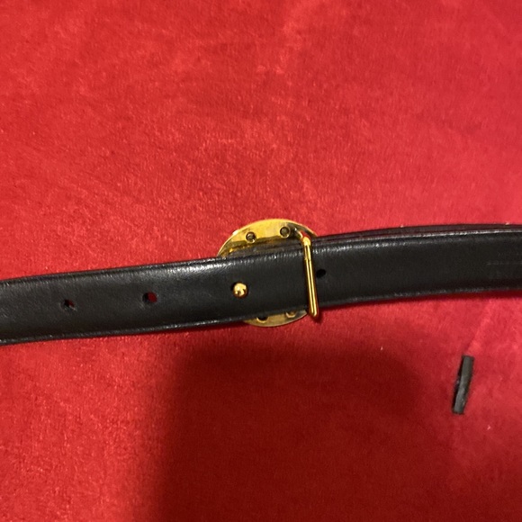 MONCLER Python belt- reversible black leather - Picture 5 of 5